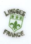 Antique & Fine China Collectibles - Limoges Dinner Set - Green Fleur de Lis Mark
