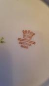 Austrian China crown mark with two wavy lines