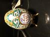 with XB written Russian silver and cloisonne enameled egg