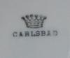 Carlsbad Porcelain Tableware Black Crown Porcelain Mark