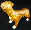 Ceramic brindle boxer dog figurine with strange markings - who made it?