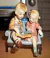 Dick and Jane Figurine? - With DC Pottery Mark on Base?