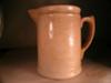 Famous Fiestaware Makers Homer Laughlin Circle Mark on Hotel Ware Pitcher