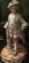 Large German Style figurine of a Man in Period Dress