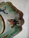 Majolica or Faience plate with V over T marking
