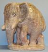 Possibly Wiener Werkstätte Studio Pottery Terra Cotta Elephant Sculpture Incised 