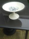 Pottery Cake Stand with Girl & Dog image