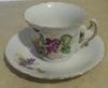 One of the cups and saucers