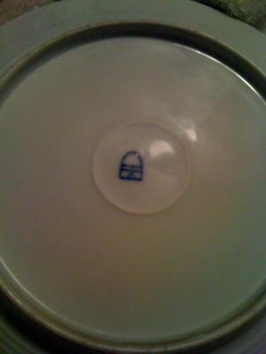 Underglaze Beehive Mark - Royal Vienna Style Plate