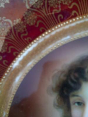 Underglaze Beehive Mark - Royal Vienna Style Plate