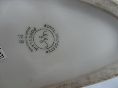 Variation of Standard Royal Worcester mark on stag head vase