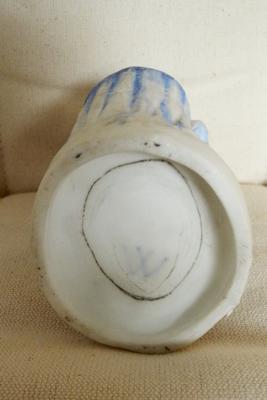 W Mark on old figurine - spill vase