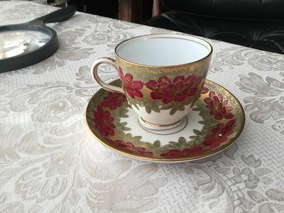 Flying Wing Crown Mark on Great Aunt Zina's China Cup and Saucer