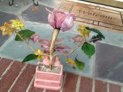 WK  heart with arrow through pottery marking