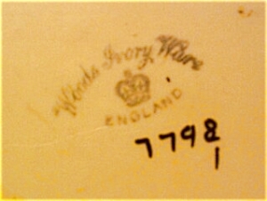 Woods Ivory Ware - Antique China and Fine China Collectibles Query